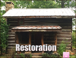 Historic Log Cabin Restoration  Charlton County, Georgia